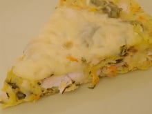 Torta fit de frango e kefir