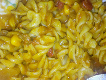 Macarrão temperado ao sugo