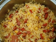 Arroz temperado à Kamila