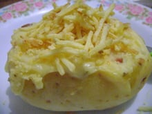 Batata recheada cremosa da Gabi
