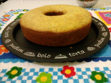 Bolo crocante de maracujá