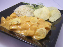 Estrogonofe de frango bem cremoso