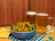 Torresmo de macarrão
