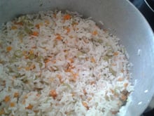 Arroz com requeijão
