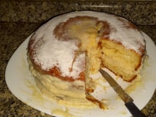 Bolo de sonho de padaria