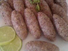 Quibe rechedo de queijo minas