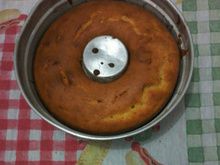 Bolo de leite quente