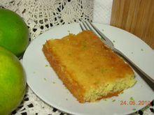 Bolo de laranja molhadinho de liquidificador