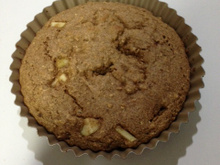 Muffin gigante de maçã e canela