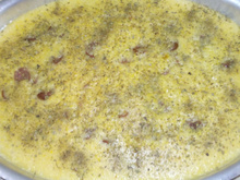 Angu de canjiquinha temperado