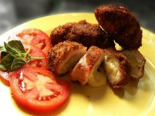 Rolinho de frango suculento