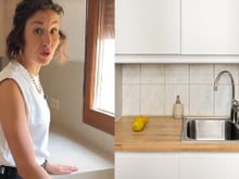 Ángeles Martínez, designer de interiores: "Se você tiver as lixeiras embaixo da pia, existe uma opção melhor."