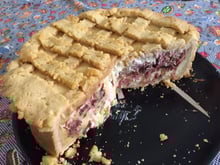 Torta divina de carne seca