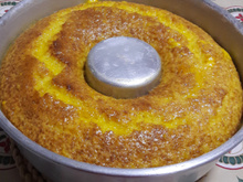 Bolo de laranja super fofo e molhadinho