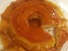 Pudim de laranja e coco