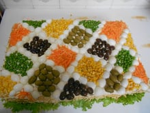 Torta salgada com 3 recheios