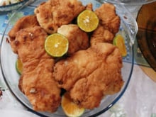 Peixe a milanesa
