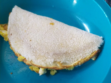Tapioca com ovo