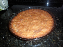 Torta de banana preguiçosa