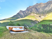 Hotel sem paredes: você dorme olhando as estrelas e com serviço de mordomo. Só não pode chover!