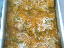 Filé de peixe assado