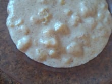 Mingau de aveia com banana e canela