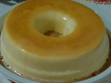 Pudim que não vai ao forno