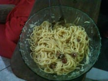 Macarrão á carbonara