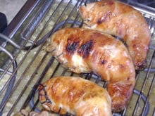 Coxa de frango recheada da Dona Maria