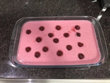 Mousse de frutas vermelhas