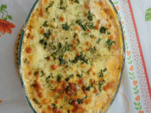 Lasanha de abobrinha com frango