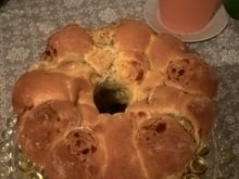 Pão recheado com queijo