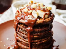 Panqueca de chocolate sem glúten e sem lactose