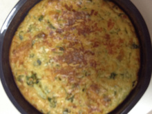 Bolo salgado de couve-flor