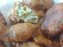 Bolinhos de casca da batata