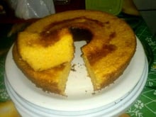 Bolo cremoso de flocão