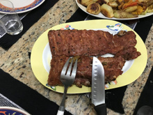 Costelinha de porco no forno