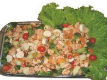 Salada de camarão