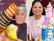Rayssa Neves, confeiteira que viralizou com bolos estruturados: "Fui me desafiando, estudando para entender o que funcionava e as pessoas passaram a me ver como uma referência"