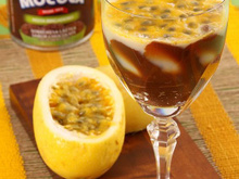 Mousse de Maracujá com Brigadeiro