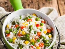 Arroz à moda de legumes