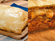 Esse lanchão feito com massa de pastel é perfeito para matar a fome da família toda (e você ainda pode usar o que tiver para o recheio)