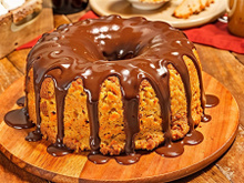 Bolo de cenoura fofinho