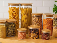 Sua cozinha em ordem com esse conjunto de 11 potes herméticos em promoção