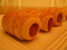 Enroladinho de salsicha