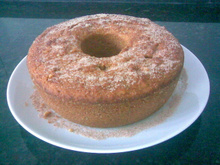 Bolo integral de banana