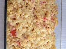 Macarrão pizzaiolo cremoso