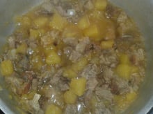Quibebe com resto de costela assada