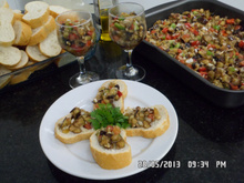 Salada de berinjela marroquina
