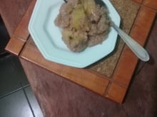 Banana com leite condensado no micro-ondas